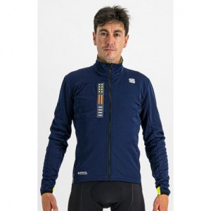 Χειμερινό jacket Sportful SUPER JACKET - Blue DRIMALASBIKES